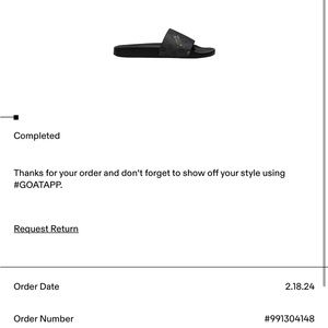 Men’s Gucci slides size EU44 MENS US 11